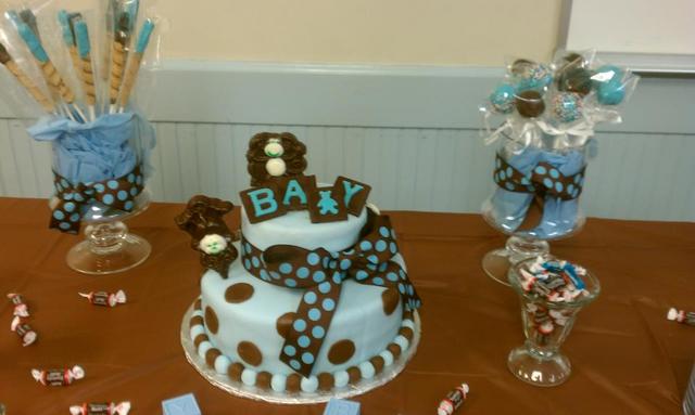 Sweet Elegance Cakes-By Tracie Babyshower Set Up