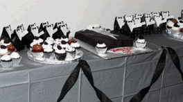 Sweet Elegance Cakes-By Tracie Black Tie Party