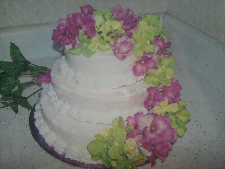 Sweet Elegance Cakes-By Tracie Pink Flowers Cake